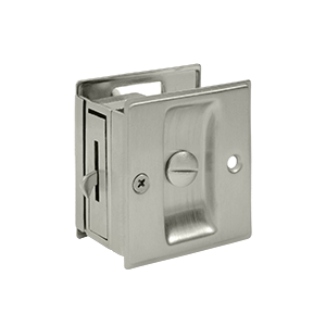 Deltana Pocket Locks 2-1/2" x 2-3/4" Privacy Door