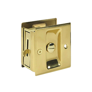 Deltana Pocket Locks 2-1/2" x 2-3/4" Privacy Door