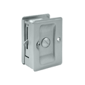Deltana Heavy Duty Pocket Locks Adjustable Privacy Door, Brushed Chrome