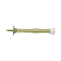 Deltana 3" Baseboard Door Bumper Solid Brass, Polished Brass