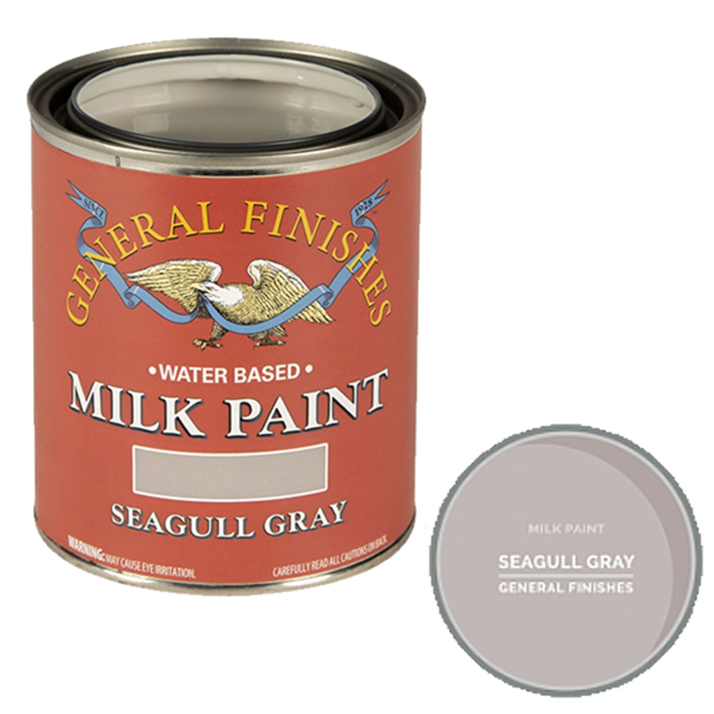 General Finishes Milk Paints, Seagull Gray, Pint
