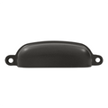 Deltana Exposed Shell Pull 4" Length, Oil Rubbed Bronze