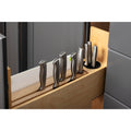 Hardware Resources "No Wiggle" Magnetic Knife Organizer Soft-Close Pullout 5" Width