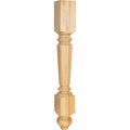 Hardware Resources Turned Wood Post, Rubberwood