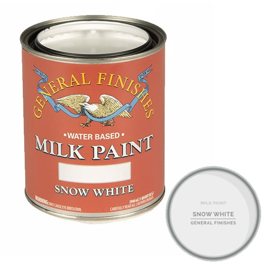 General Finishes Milk Paints, Snow White, Quart