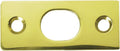 Deltana Strike Plate For 12" Extension Flush Bolt, Polished Brass