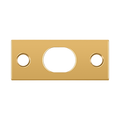 Deltana Strike Plate For 12" Extension Flush Bolt, PVD