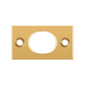 Deltana Strike Plate For Flush Bolt