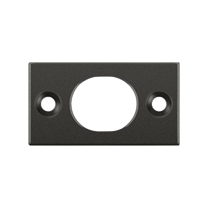 Deltana Strike Plate For Flush Bolt