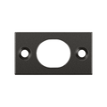 Deltana Strike Plate For Flush Bolt, Oil Rubbed Bronze, 6"