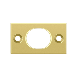 Deltana Strike Plate For Flush Bolt