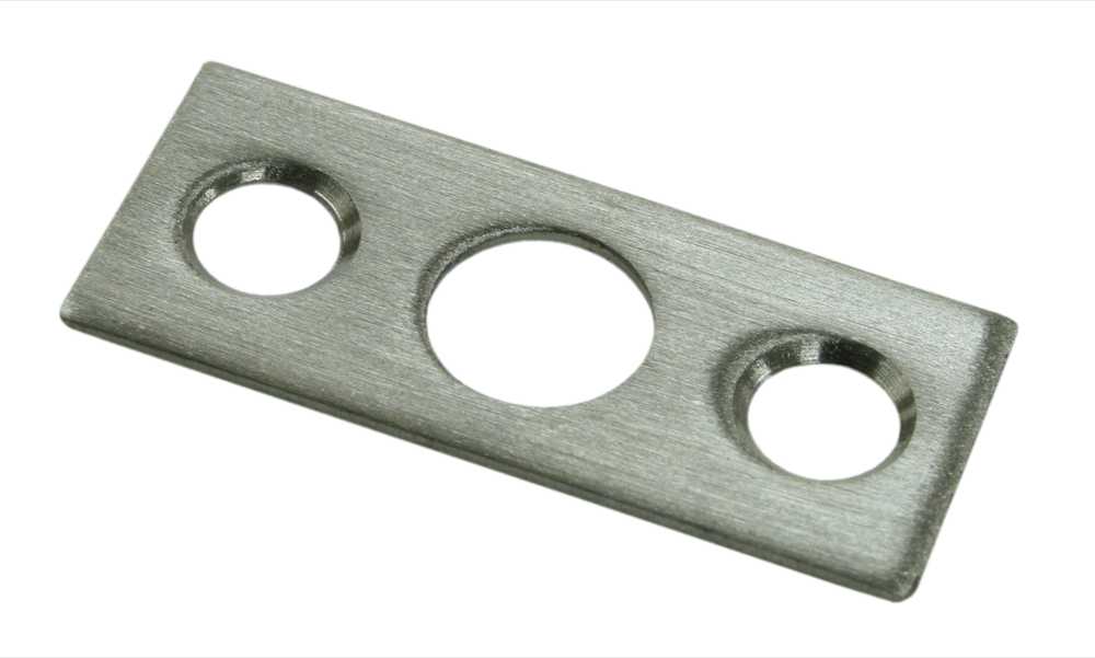 Deltana Strike Plate For Flush Bolt