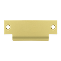 Deltana T- Strike 4-7/8" x 1-1/4" Without Hole, Polished Brass