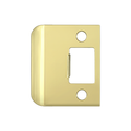 Deltana Extended Lip Strike Plate Polished Brass 2" Length