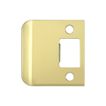 Deltana Extended Lip Strike Plate Polished Brass 2-1/4" Length