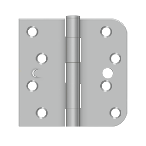 Deltana 4" x 4" X 5/8" Square Hinge With Security/Location Tab
