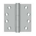 Deltana 4" x 4" Square Hinge, Brushed Stainless Steel