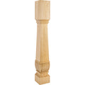 Hardware Resources Arts & Crafts Post Rubberwood 5" Width