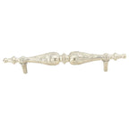 Schaub Cantata Pull White Brass 5 in. Center-to-Center
