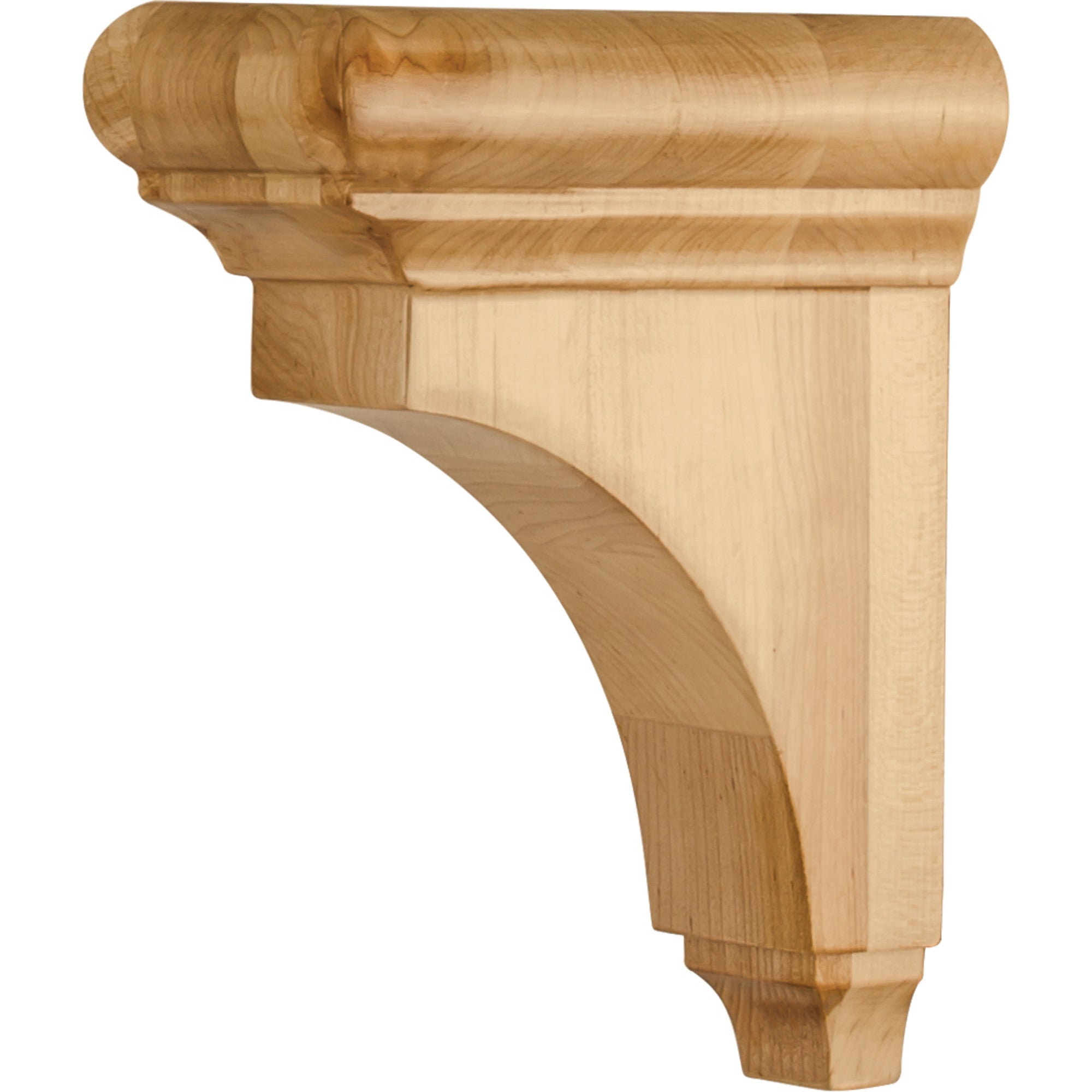 Hardware Resources Bullnose Cap Corbel Alder 8" Length
