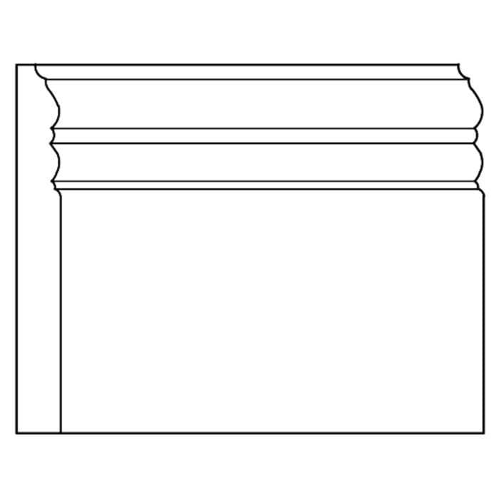 Acanthus Scroll, 1 1/4"w x 5/8"d