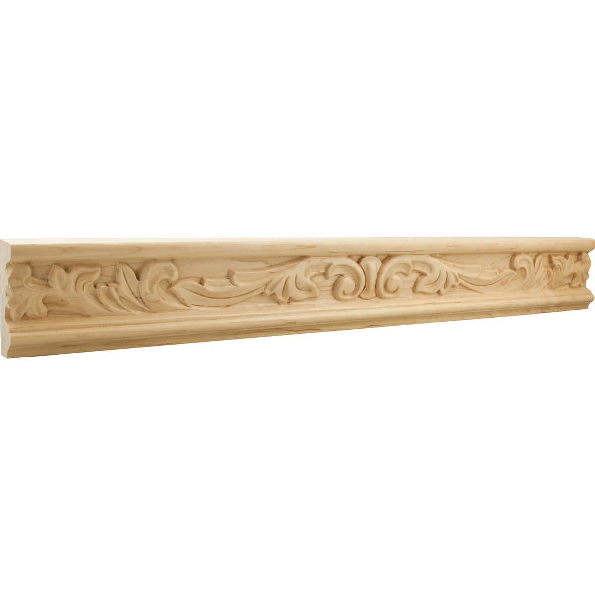 Hardware Resources Leaf Hand Carved Moulding Maple 3" Length