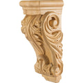 Hardware Resources Low-profile Acanthus Corbel Rubberwood 12" Length