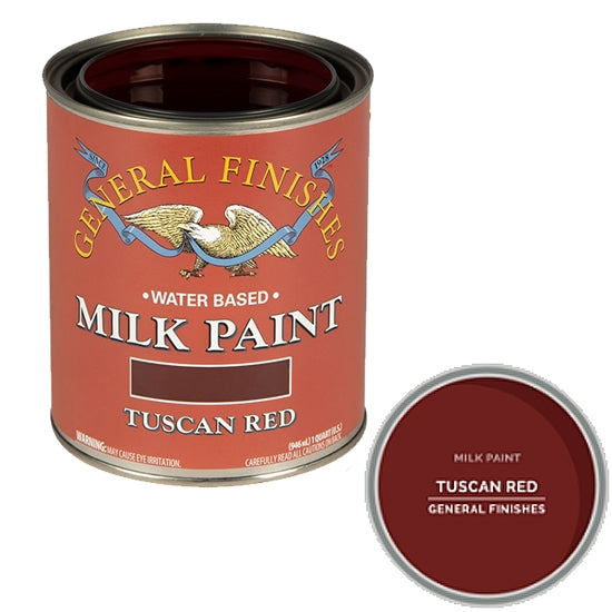 General Finishes Milk Paints, Tuscan Red, Quart