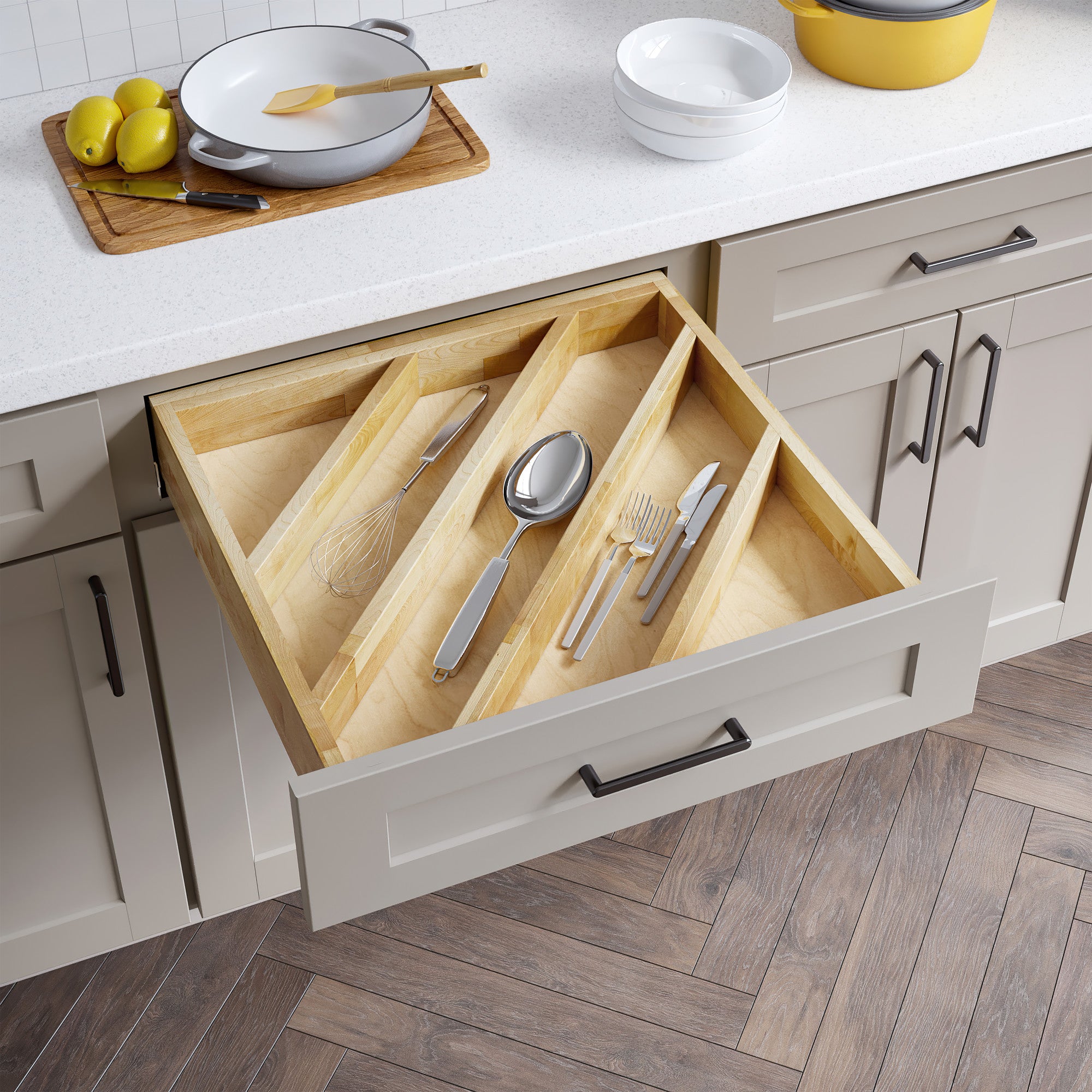 24" Drop-In Utensil Drawer Insert