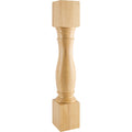 Hardware Resources Turned Post Alder 35-1/2" Length 6" Width