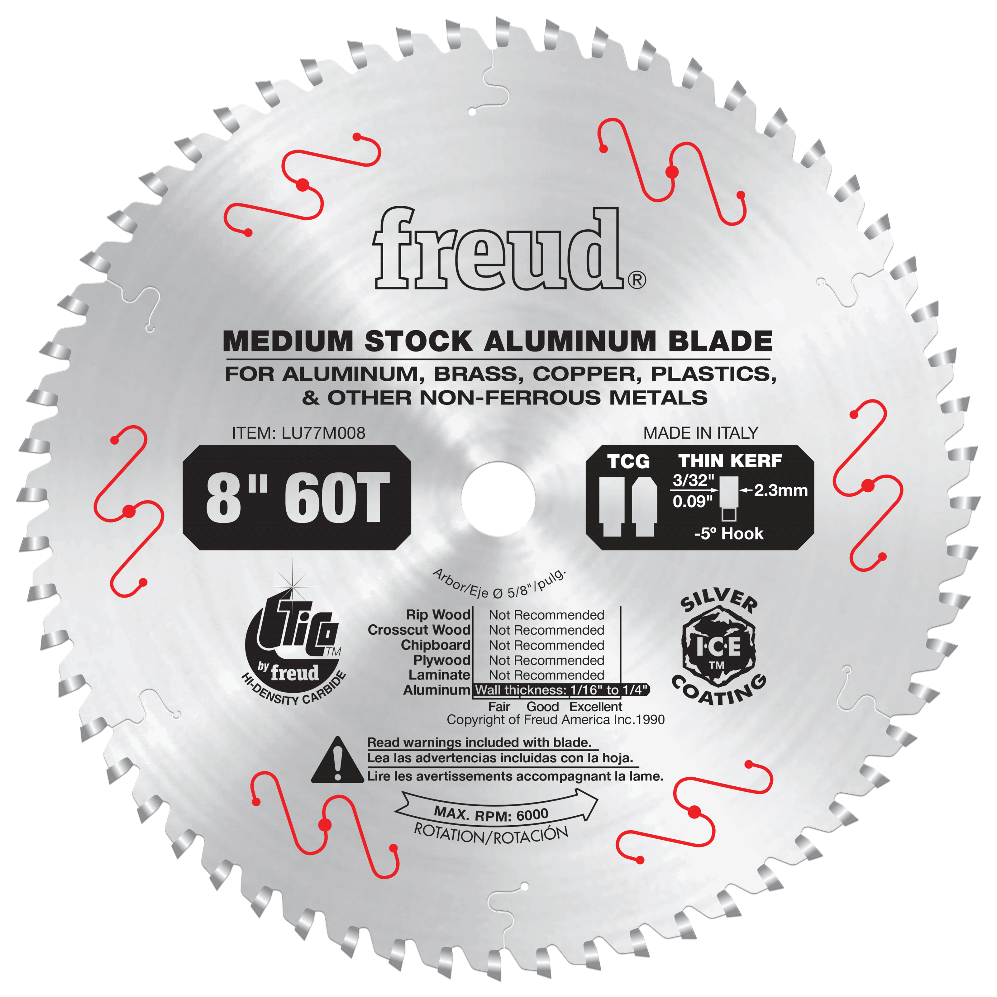 Freud Thin Kerf Non-Ferrous Metal Blade