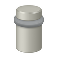 Deltana Round Universal Floor Bumper, Satin Nickel, 2"