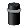 Deltana Round Universal Floor Bumper, Black, 2"