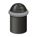 Deltana Round Universal Floor Bumper Dome Cap, Black, 2-1/8"