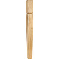 Hardware Resources Grooved Arts & Crafts Post Hard Maple 35-1/2" Length 3-1/2" Width