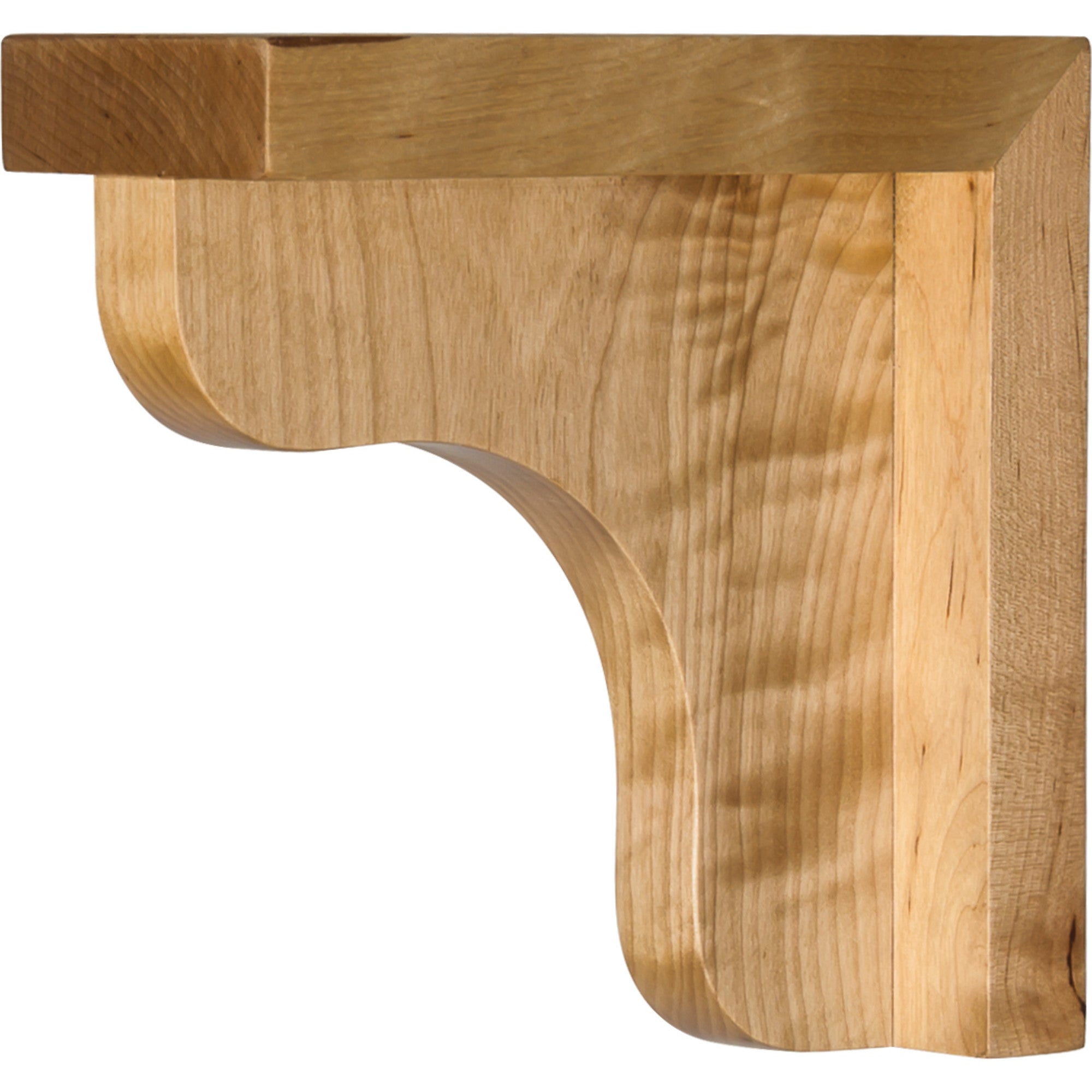 Hardware Resources Bar Corbel Rubberwood 8" Length 6" Depth