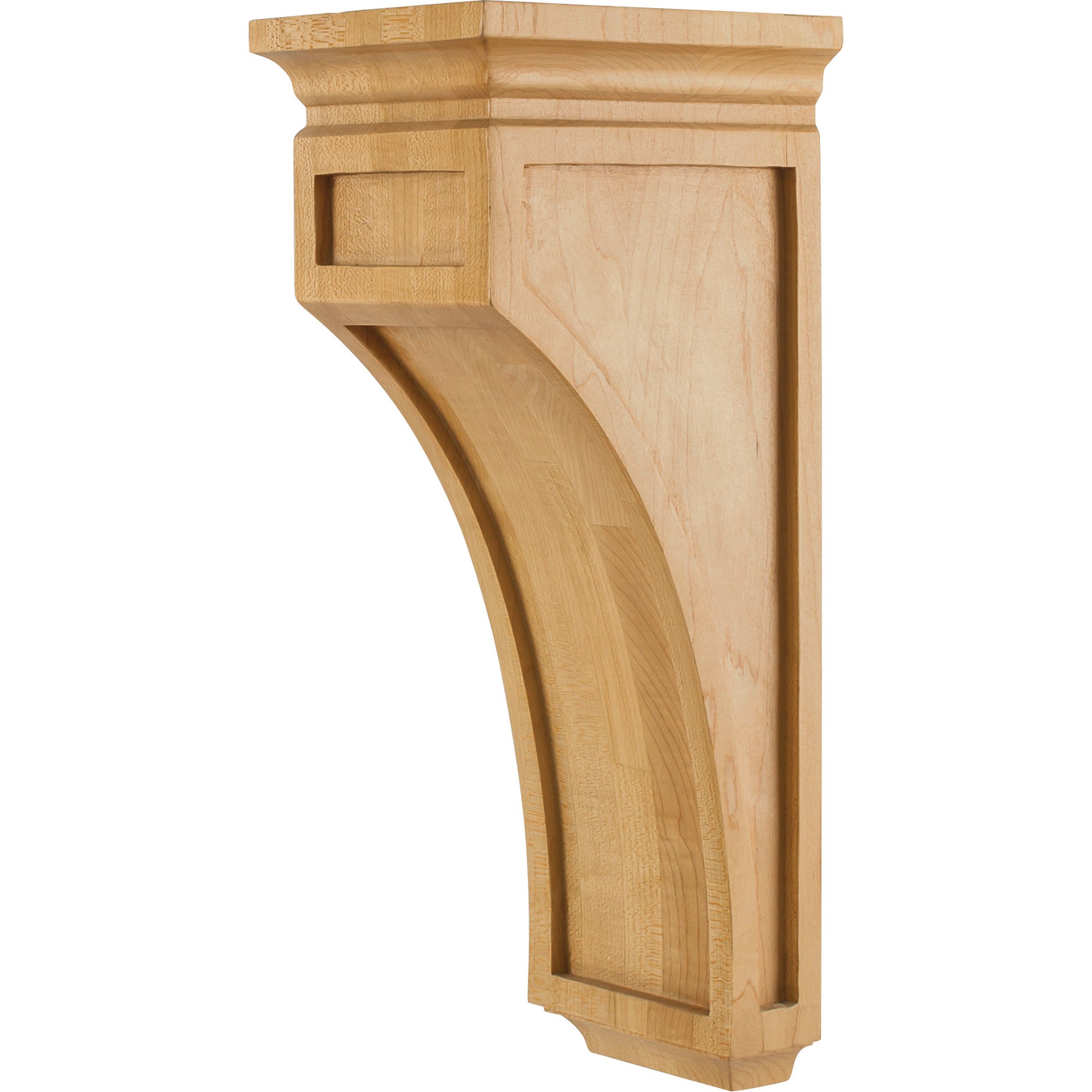 Hardware Resources Mission Corbel Rubberwood 5" W x 6" D x 14" H Size