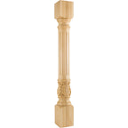Hardware Resources Fluted Round Acanthus Post
