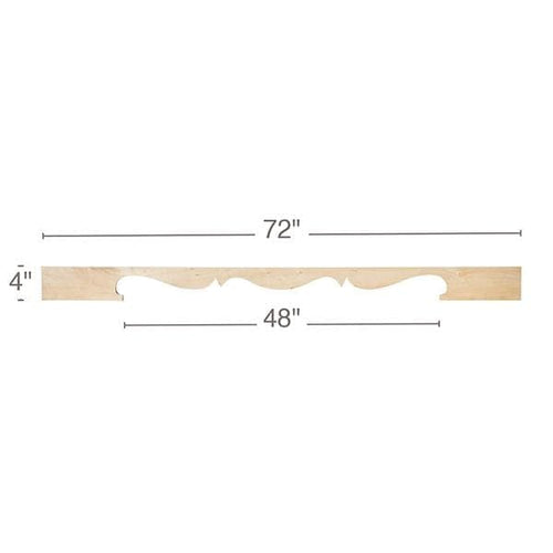 White River 3-1/2 in. Panel Moulding w/ Baroque Insert Cherry