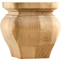 Hardware Resources Square Turned Bun Foot Maple 4-1/2" Length