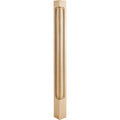 Hardware Resources Beaded Corner Post Rubberwood 35-1/2" Length