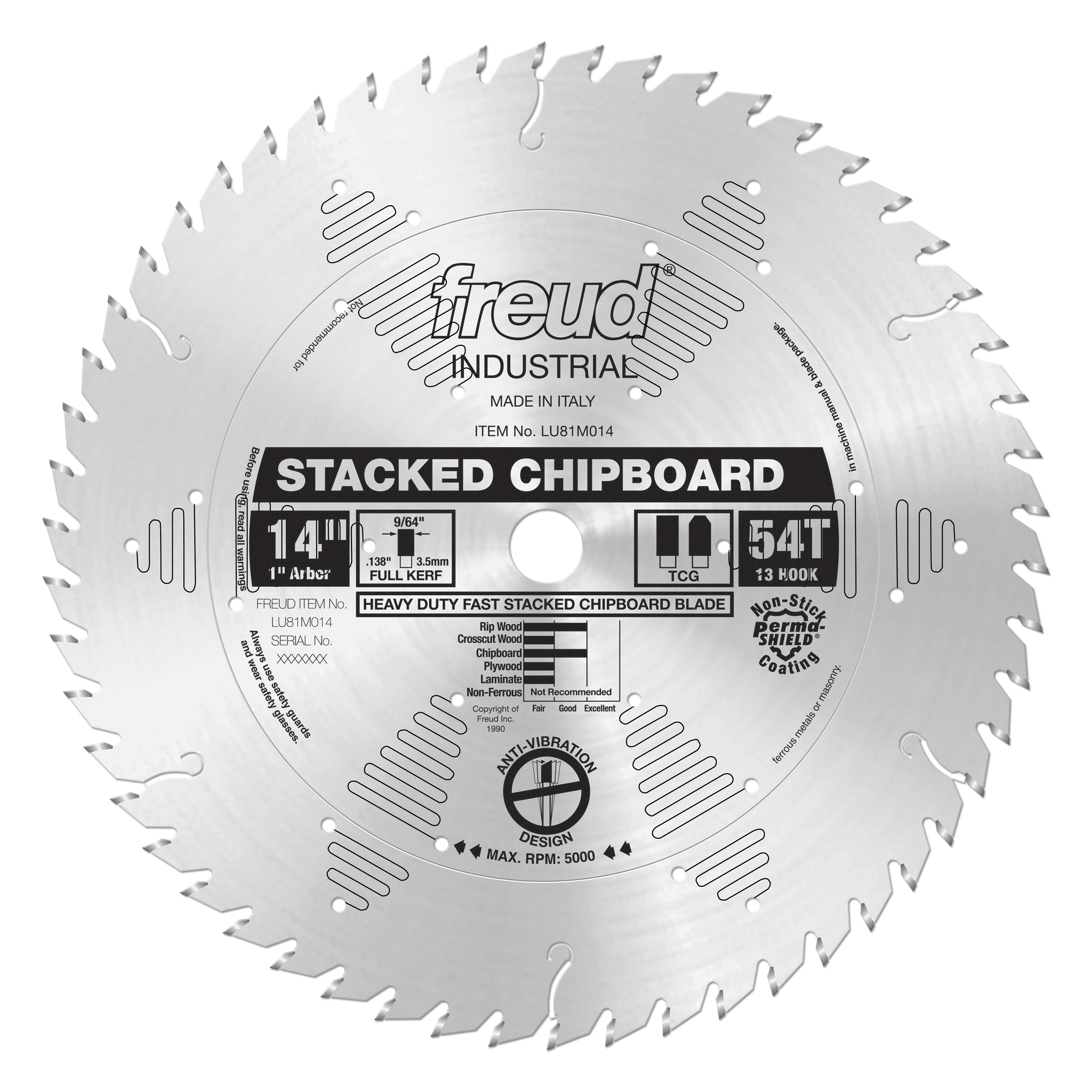 Freud Heavy Duty Stacked Chipboard Blade