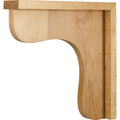Hardware Resources Bar Corbel Rubberwood 12" Length 12" Depth