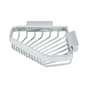Deltana Pentagon Corner Wire Basket 5" x 4" x 2"