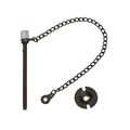 Deltana Window Door Pin 3"