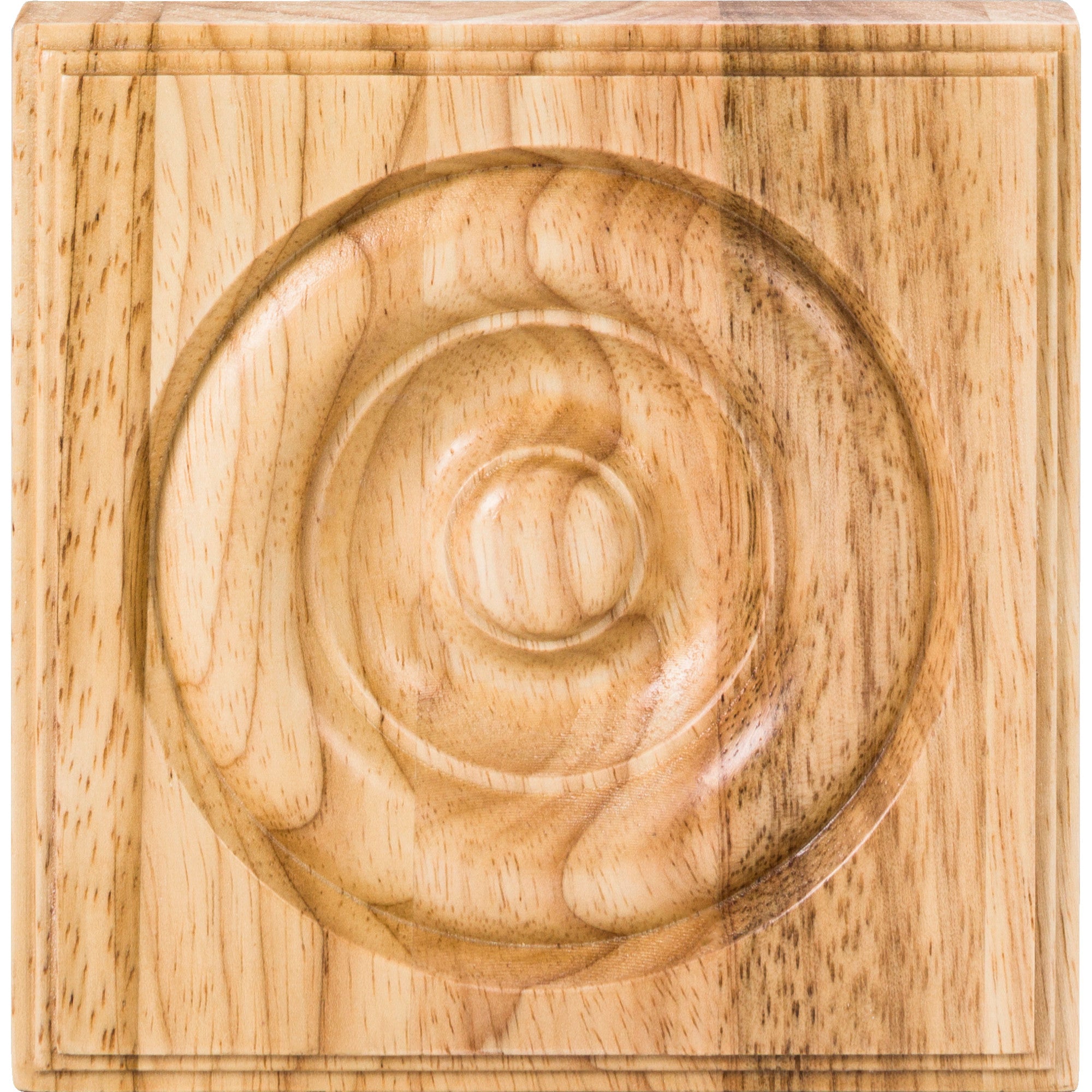 Hardware Resources Traditional Rosette Rubberwood 5-1/2" Length
