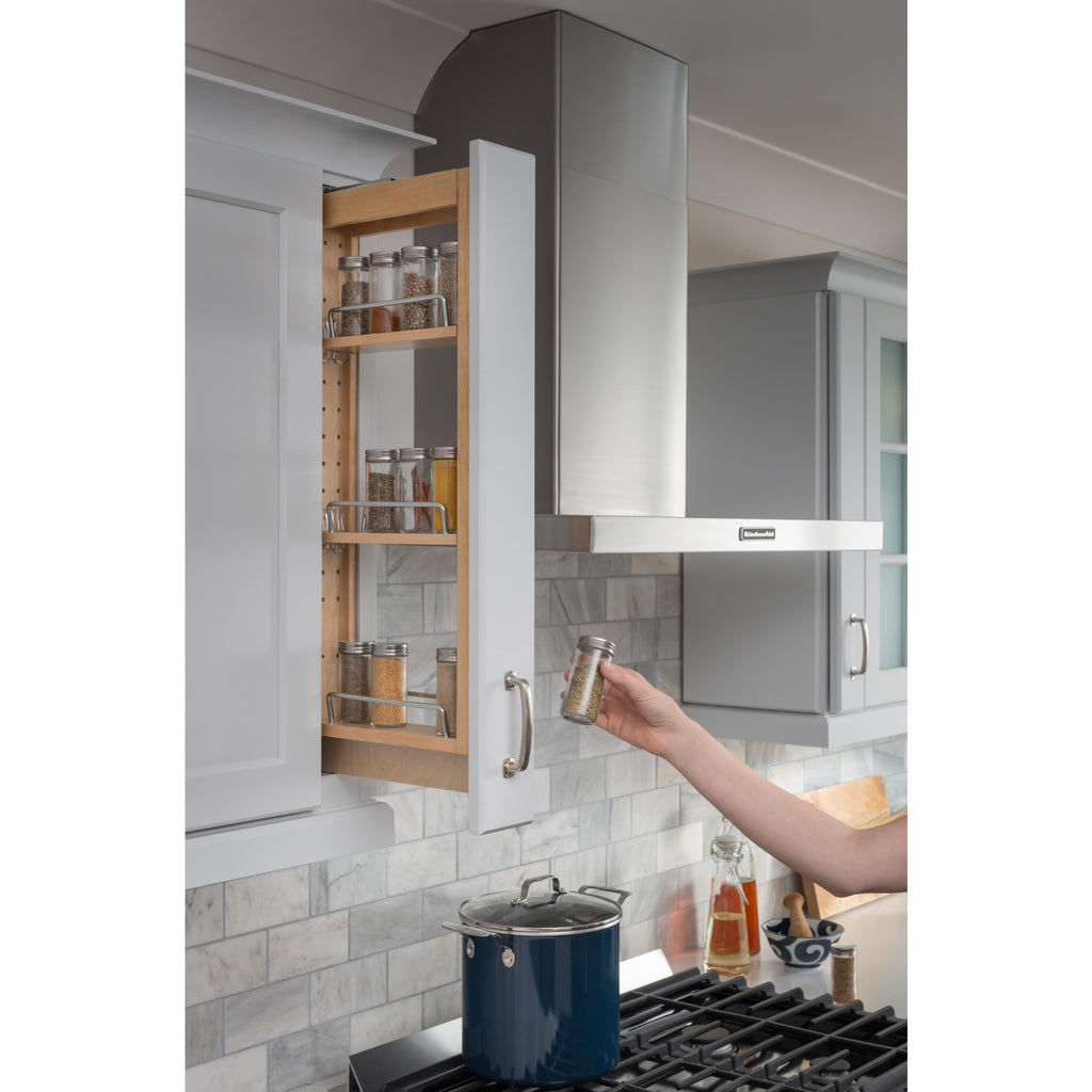 Hardware Resources Tall Upper Wall Cabinet Filler Pullout