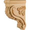 Hardware Resources Acanthus Corbel White Birch 10" Length 3" Width