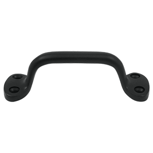 Deltana Pull 5" Center-to-Center Face Mounted, Paint Black