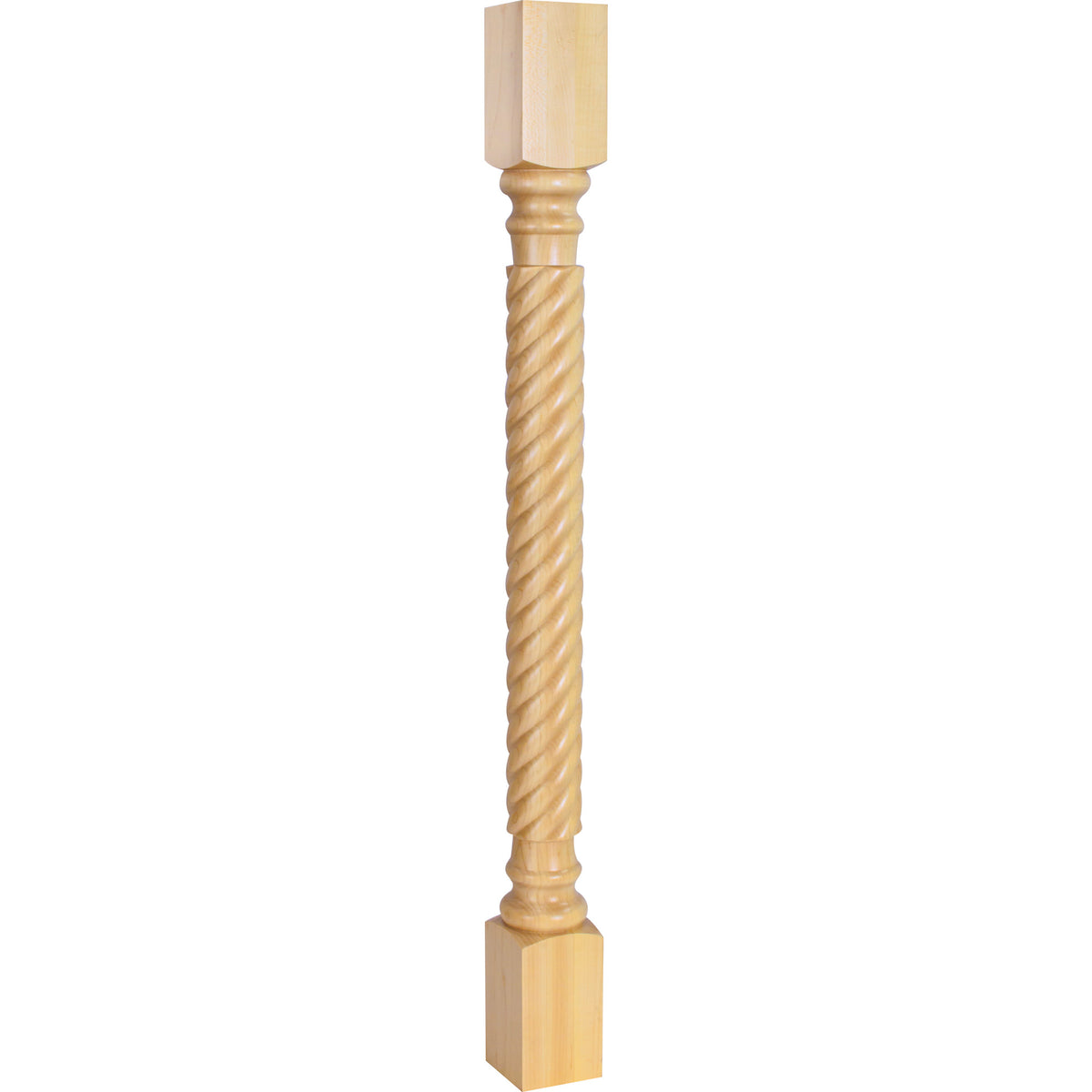 Hardware Resources Rope Post Alder 35-1/2 in. length 3 in. width